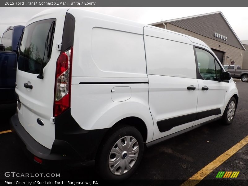 White / Ebony 2019 Ford Transit Connect XL Van