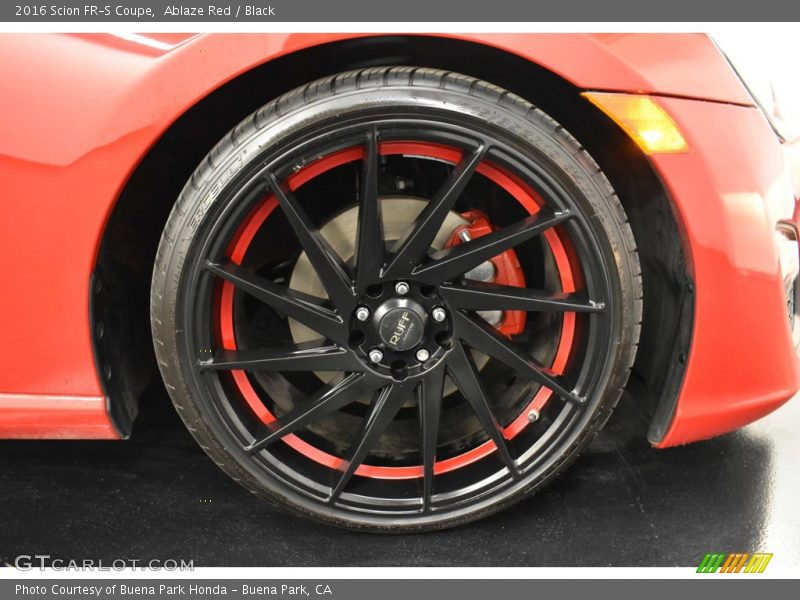 Ablaze Red / Black 2016 Scion FR-S Coupe