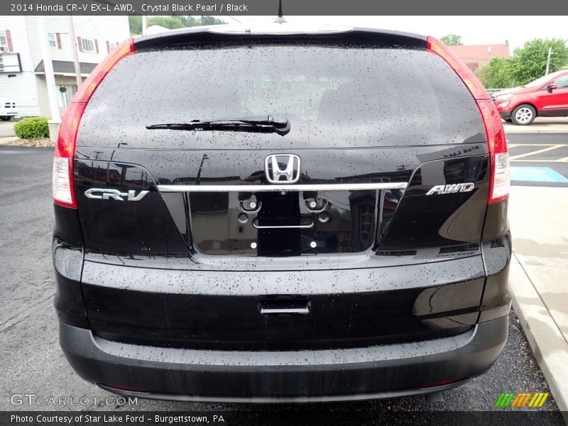 Crystal Black Pearl / Black 2014 Honda CR-V EX-L AWD