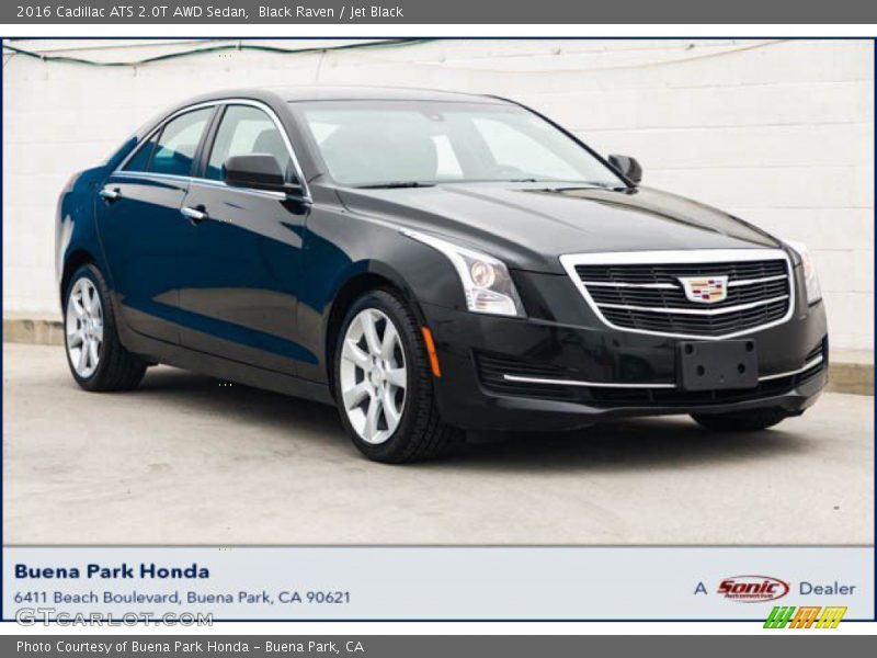 Black Raven / Jet Black 2016 Cadillac ATS 2.0T AWD Sedan