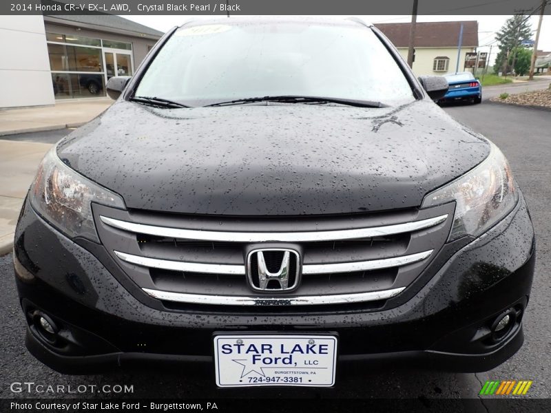 Crystal Black Pearl / Black 2014 Honda CR-V EX-L AWD
