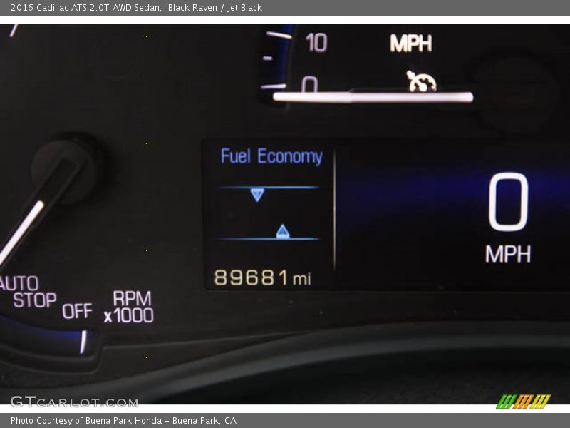 Black Raven / Jet Black 2016 Cadillac ATS 2.0T AWD Sedan