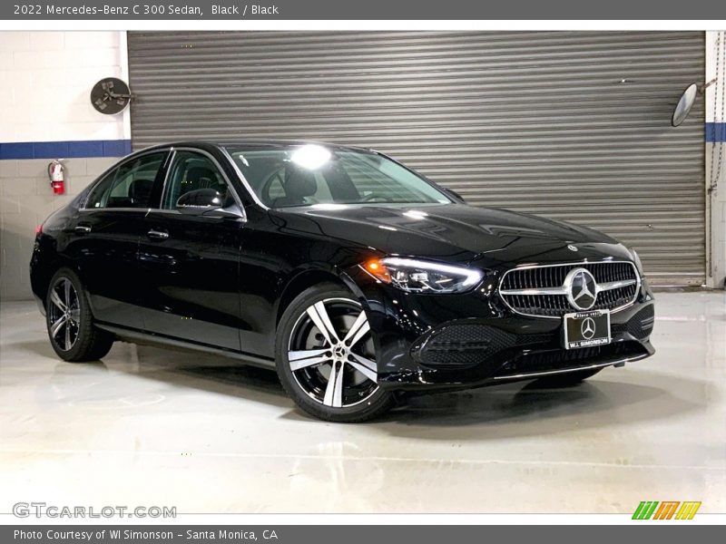 Black / Black 2022 Mercedes-Benz C 300 Sedan