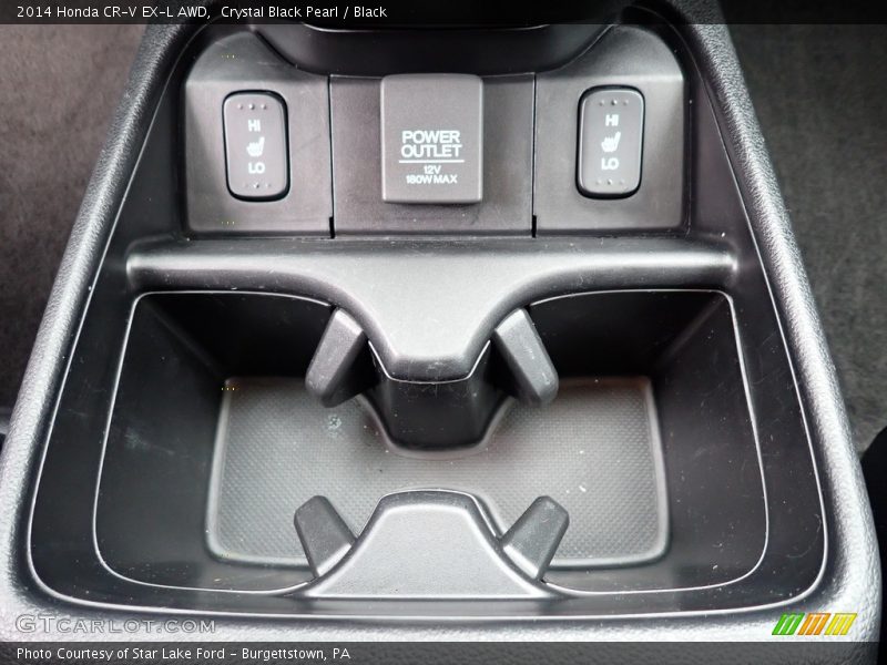 Crystal Black Pearl / Black 2014 Honda CR-V EX-L AWD