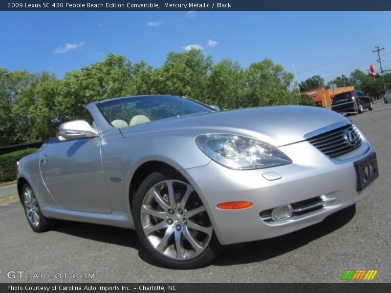 Mercury Metallic / Black 2009 Lexus SC 430 Pebble Beach Edition Convertible