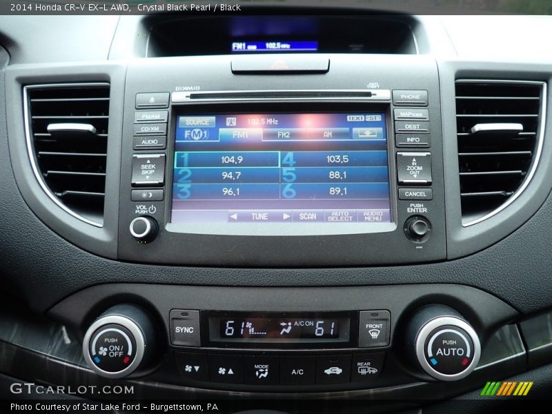 Crystal Black Pearl / Black 2014 Honda CR-V EX-L AWD