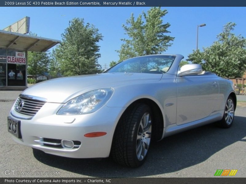 Mercury Metallic / Black 2009 Lexus SC 430 Pebble Beach Edition Convertible