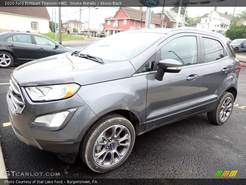 Smoke Metallic / Ebony Black 2020 Ford EcoSport Titanium 4WD