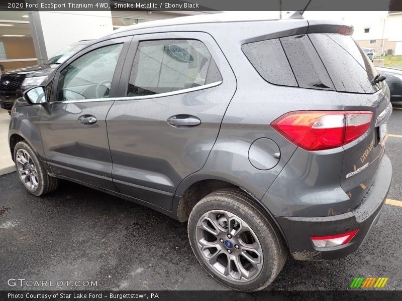 Smoke Metallic / Ebony Black 2020 Ford EcoSport Titanium 4WD