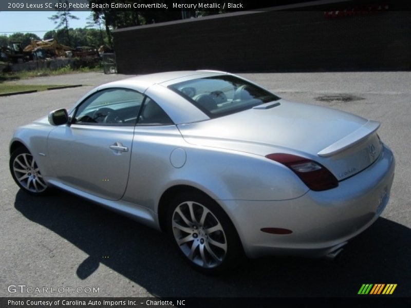Mercury Metallic / Black 2009 Lexus SC 430 Pebble Beach Edition Convertible