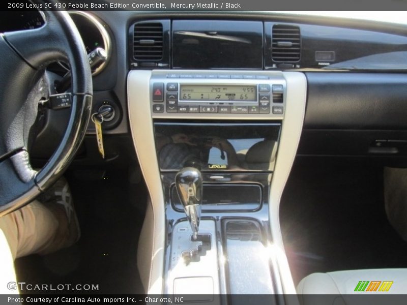 Controls of 2009 SC 430 Pebble Beach Edition Convertible