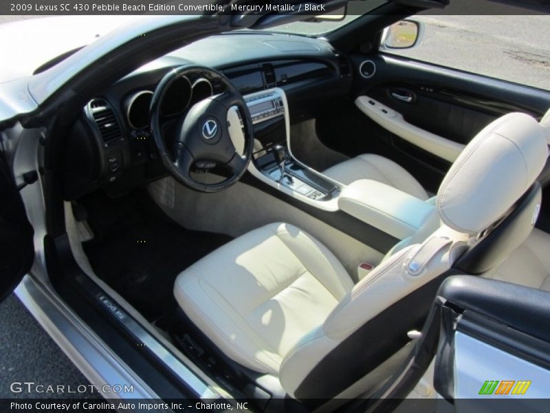 Front Seat of 2009 SC 430 Pebble Beach Edition Convertible