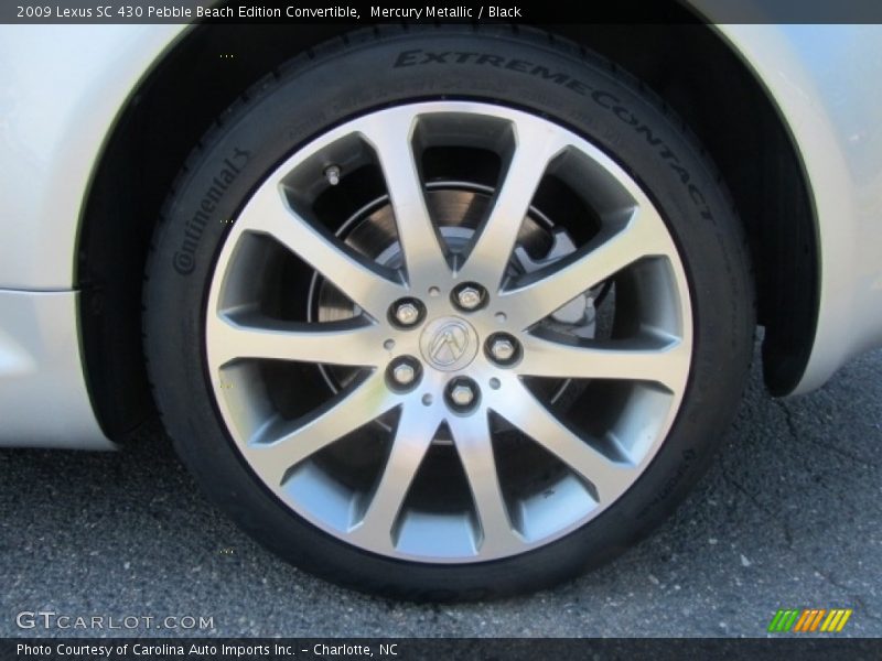  2009 SC 430 Pebble Beach Edition Convertible Wheel