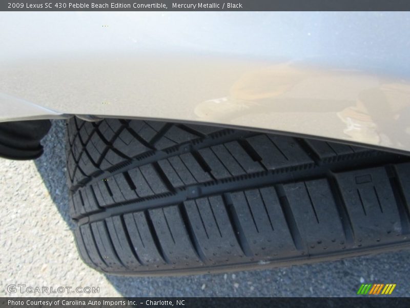 Mercury Metallic / Black 2009 Lexus SC 430 Pebble Beach Edition Convertible