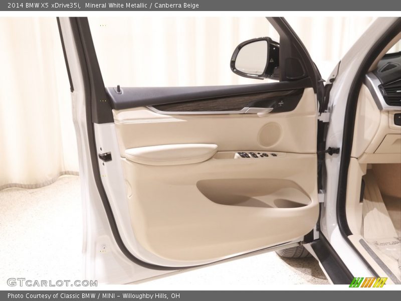 Mineral White Metallic / Canberra Beige 2014 BMW X5 xDrive35i