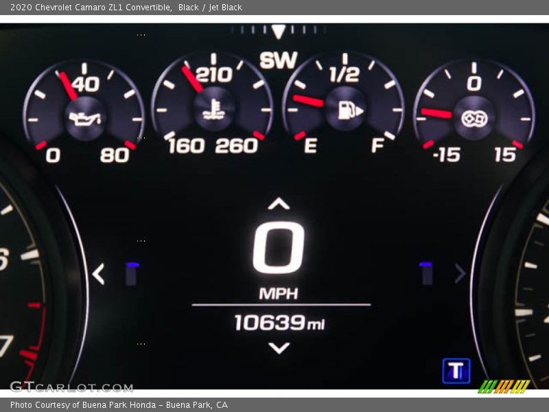 Black / Jet Black 2020 Chevrolet Camaro ZL1 Convertible