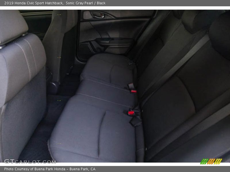 Sonic Gray Pearl / Black 2019 Honda Civic Sport Hatchback