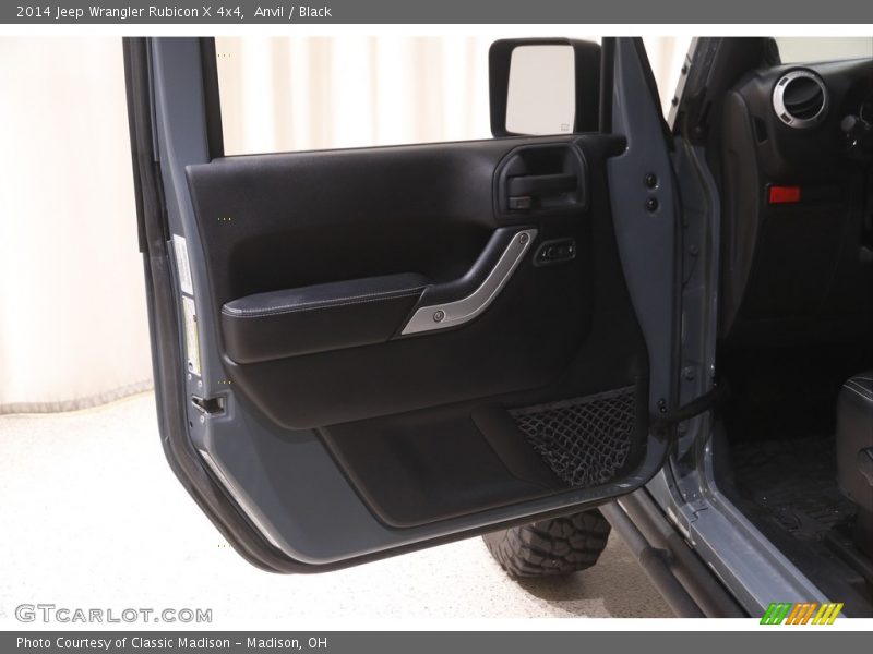 Anvil / Black 2014 Jeep Wrangler Rubicon X 4x4