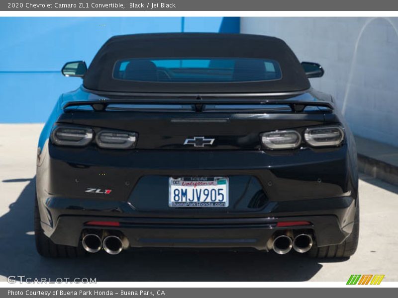 Black / Jet Black 2020 Chevrolet Camaro ZL1 Convertible
