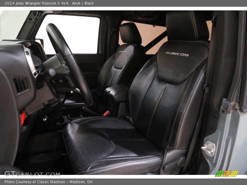 Anvil / Black 2014 Jeep Wrangler Rubicon X 4x4