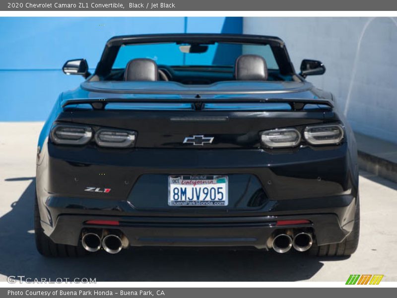 Black / Jet Black 2020 Chevrolet Camaro ZL1 Convertible