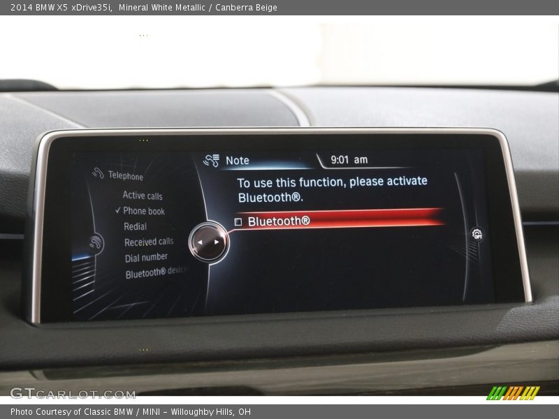 Mineral White Metallic / Canberra Beige 2014 BMW X5 xDrive35i