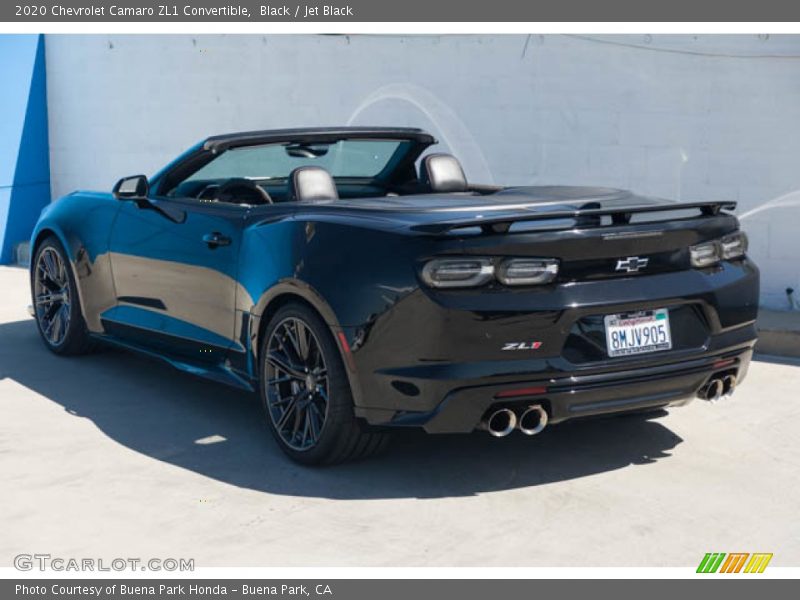 Black / Jet Black 2020 Chevrolet Camaro ZL1 Convertible