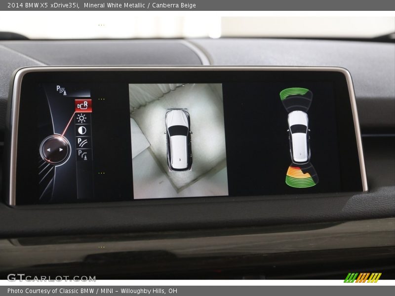 Mineral White Metallic / Canberra Beige 2014 BMW X5 xDrive35i