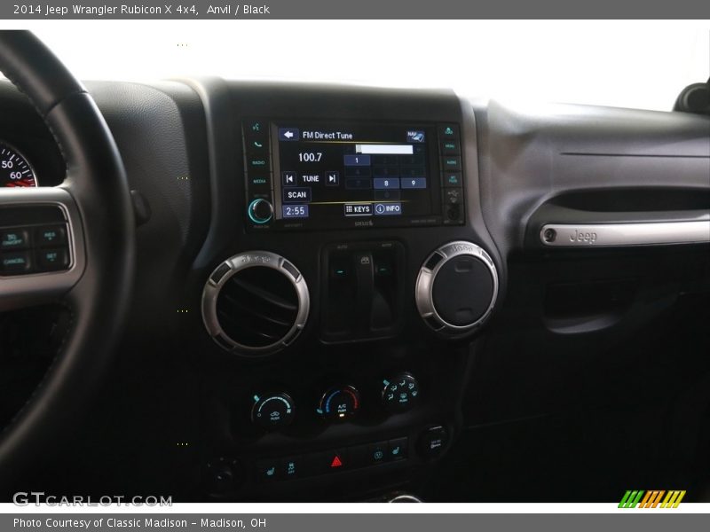 Anvil / Black 2014 Jeep Wrangler Rubicon X 4x4