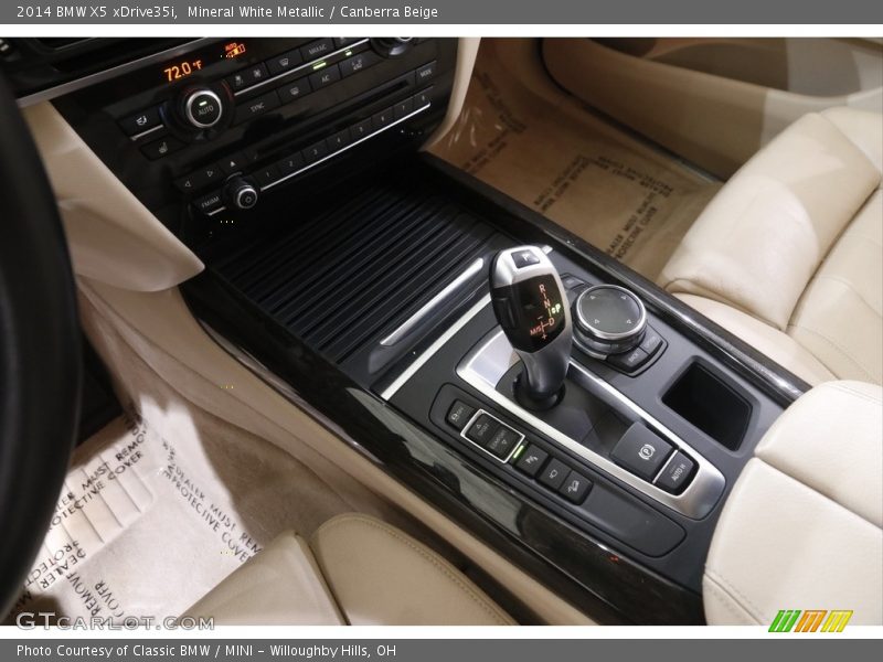 Mineral White Metallic / Canberra Beige 2014 BMW X5 xDrive35i