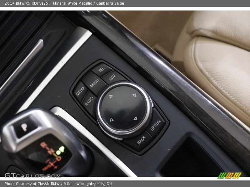 Mineral White Metallic / Canberra Beige 2014 BMW X5 xDrive35i