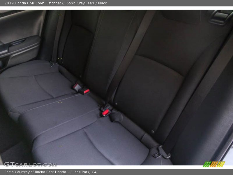 Sonic Gray Pearl / Black 2019 Honda Civic Sport Hatchback