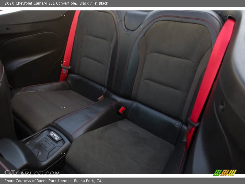 Rear Seat of 2020 Camaro ZL1 Convertible