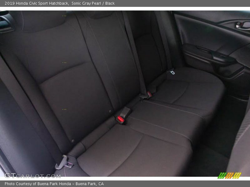 Sonic Gray Pearl / Black 2019 Honda Civic Sport Hatchback