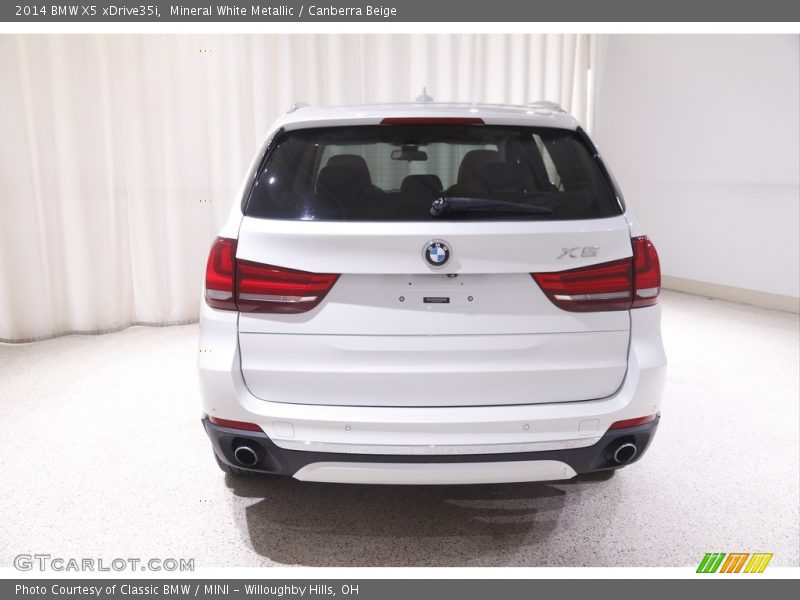 Mineral White Metallic / Canberra Beige 2014 BMW X5 xDrive35i
