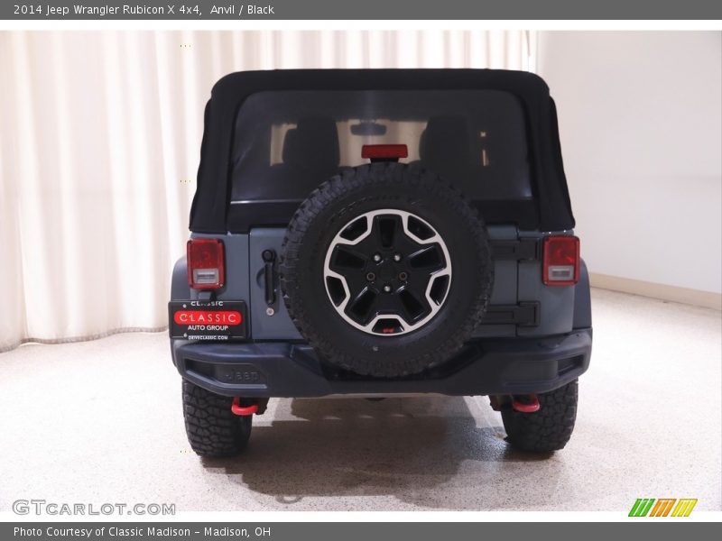 Anvil / Black 2014 Jeep Wrangler Rubicon X 4x4