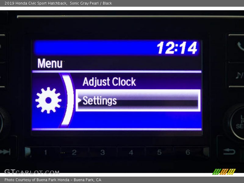 Sonic Gray Pearl / Black 2019 Honda Civic Sport Hatchback