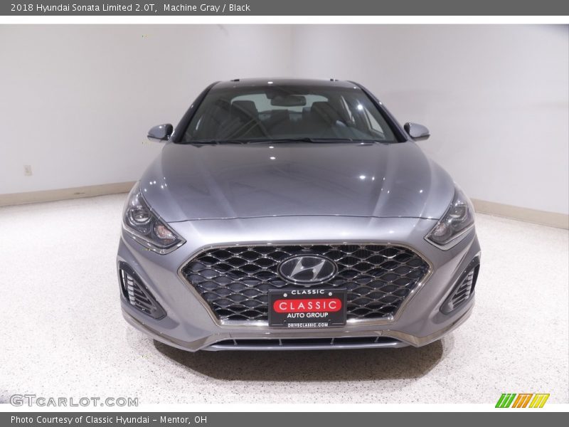 Machine Gray / Black 2018 Hyundai Sonata Limited 2.0T