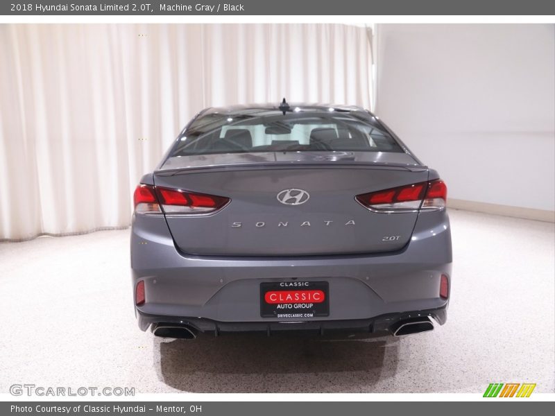 Machine Gray / Black 2018 Hyundai Sonata Limited 2.0T