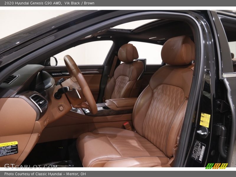 Vik Black / Brown 2020 Hyundai Genesis G90 AWD