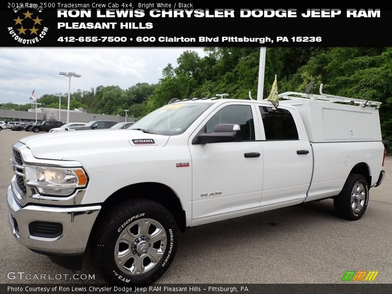 Bright White / Black 2019 Ram 2500 Tradesman Crew Cab 4x4