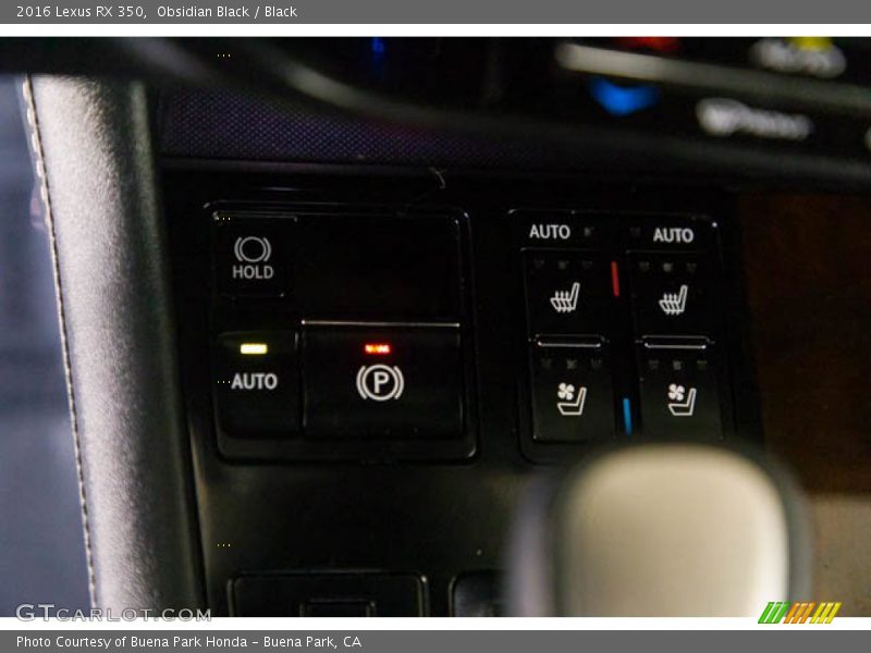 Obsidian Black / Black 2016 Lexus RX 350