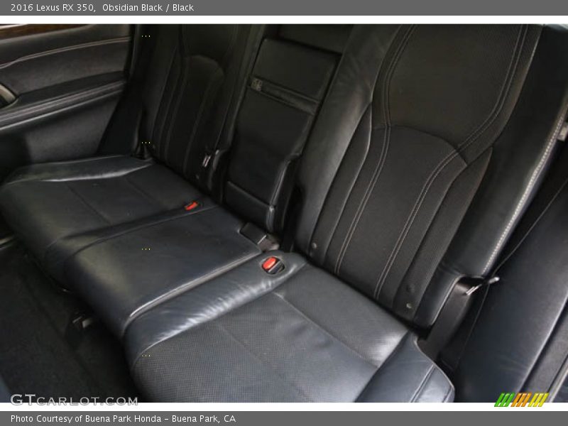 Obsidian Black / Black 2016 Lexus RX 350