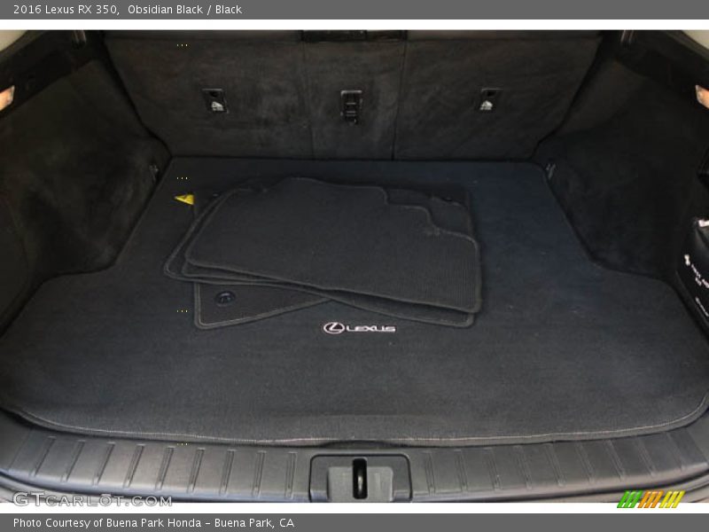 Obsidian Black / Black 2016 Lexus RX 350