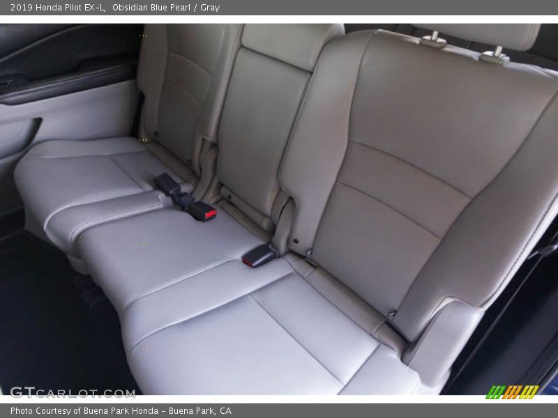 Obsidian Blue Pearl / Gray 2019 Honda Pilot EX-L