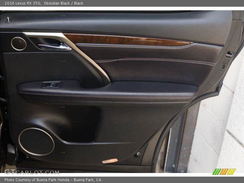Obsidian Black / Black 2016 Lexus RX 350
