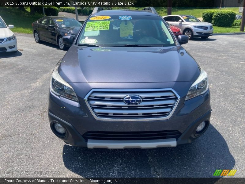 Carbide Gray Metallic / Slate Black 2015 Subaru Outback 2.5i Premium