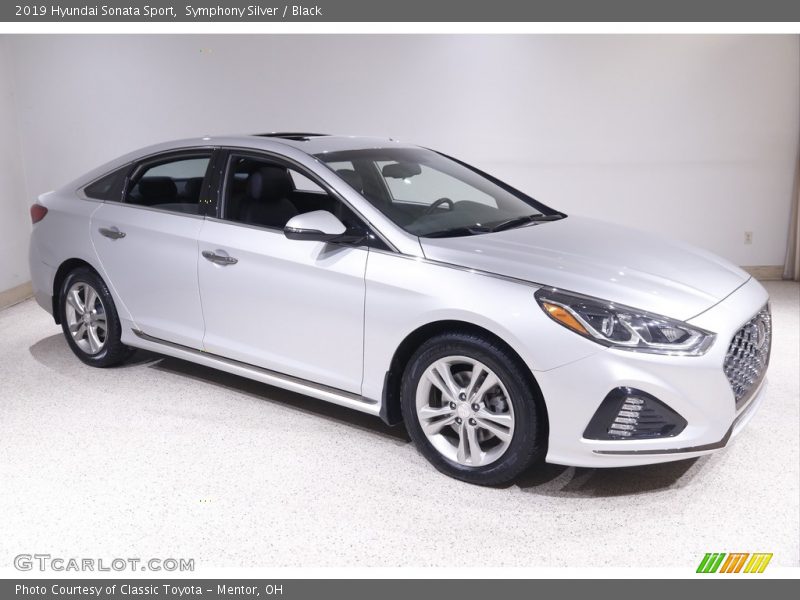 Symphony Silver / Black 2019 Hyundai Sonata Sport