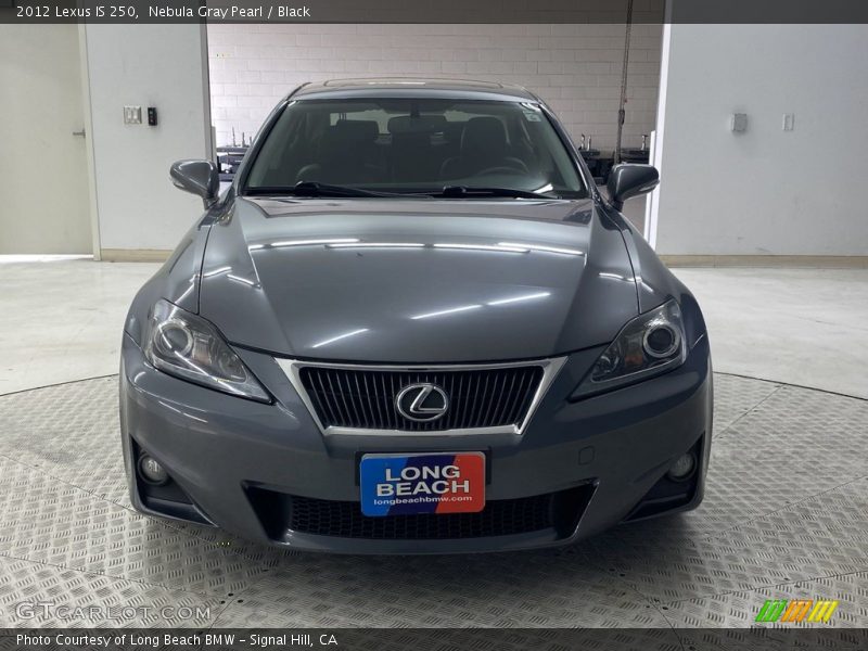 Nebula Gray Pearl / Black 2012 Lexus IS 250