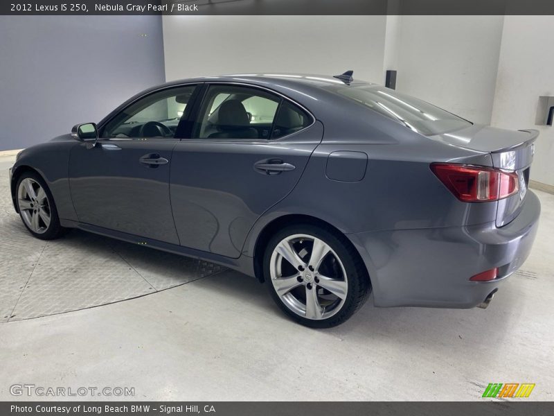Nebula Gray Pearl / Black 2012 Lexus IS 250